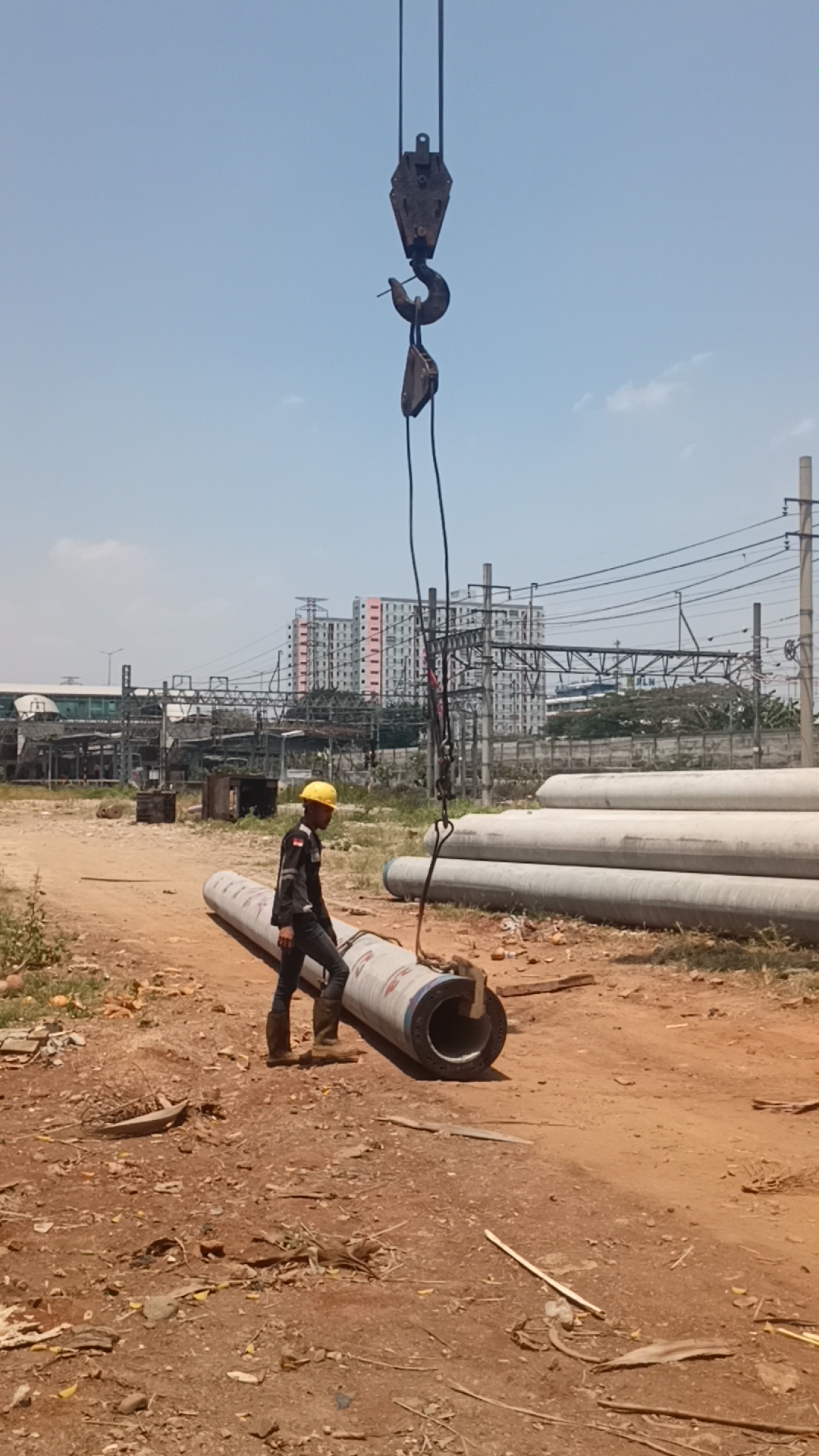 Harga Tiang Pancang bulat spun pile berserta dengan jasa pasang 