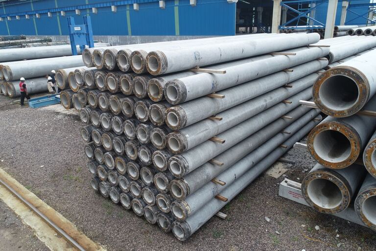 Tiang pancang spun pile