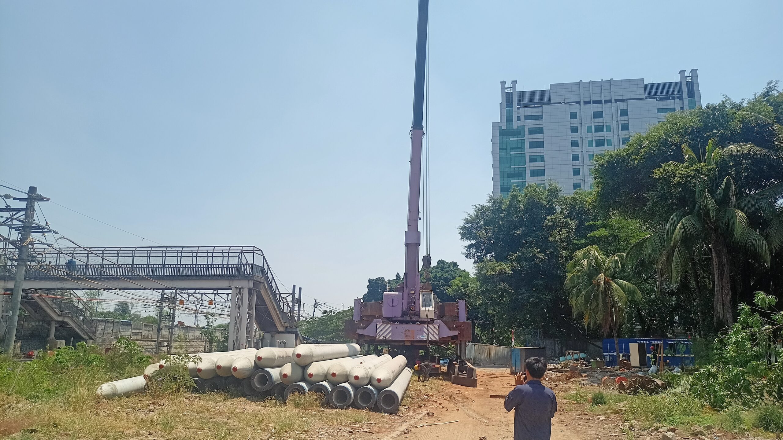 Harga Jasa Pancang Tiang Pancang Spun Pile 