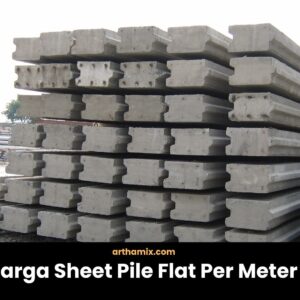 Harga Pancang Sheet Pile Flat
