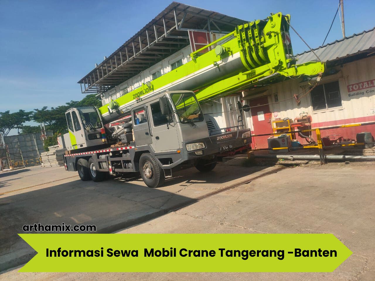 Harga Sewa Mobil Crane Tangerang