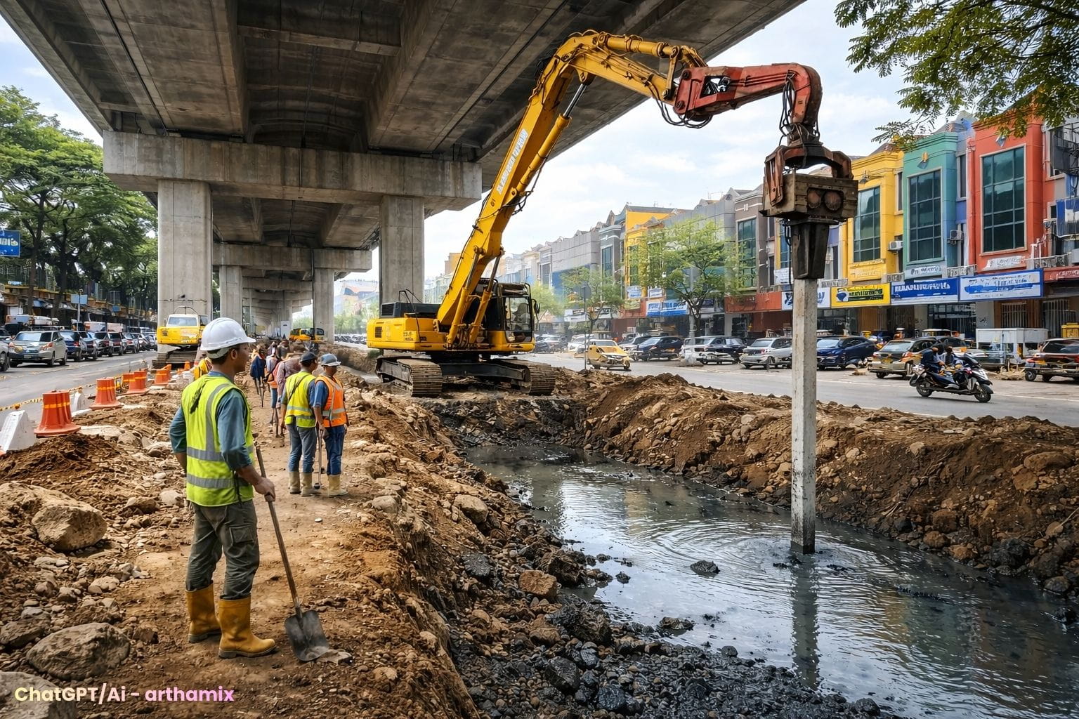 Harga Jasa Pancang Vibro Bekasi
