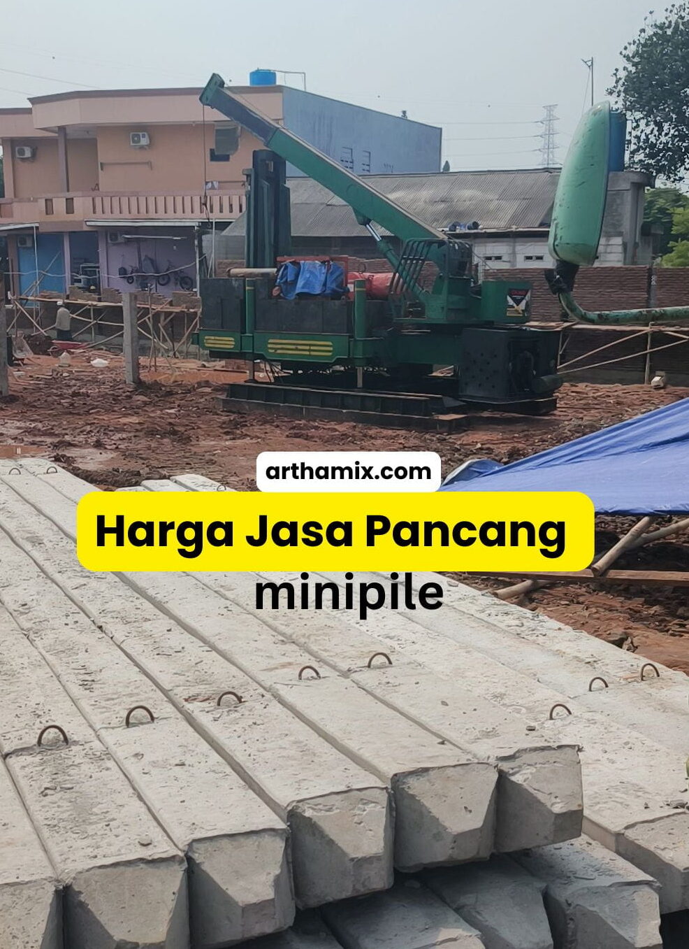 Harga jasa pancang minipile terkini